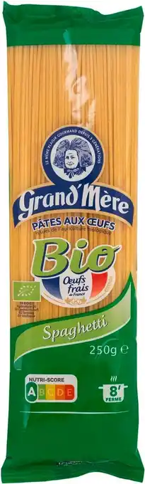 Match Grand'mere pâtes bio offre