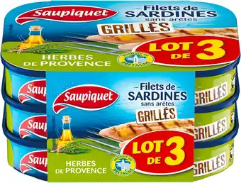 Match Saupiquet filets de sardines grillés offre