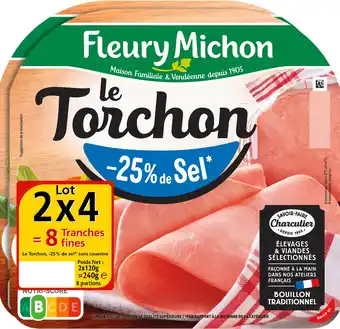 Match Fleury michon jambon le torchon cuisiné au bouillon offre