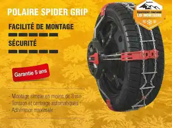 Bon plan sur le polaire spider grip