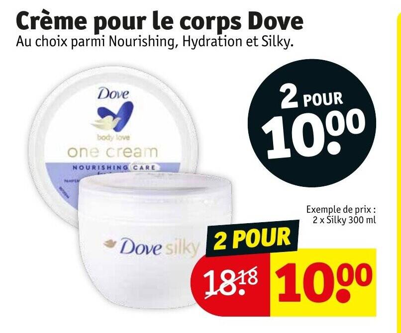 Promo Crème pour le corps Dove chez Kruidvat