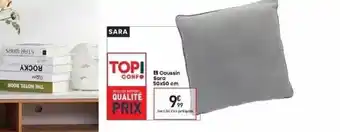Conforama Coussin Sara 50 X 50 Cm offre