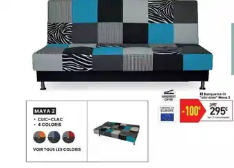 Conforama Banquette-lit Clic-clac Maya 2 offre
