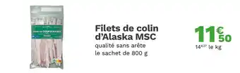 Picard filets de colin d’alaska msc