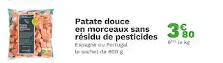 Picard Picard patate douce en morceaux sans résidu de pesticides offre