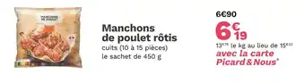 Picard Picard manchons de poulet rôtis offre