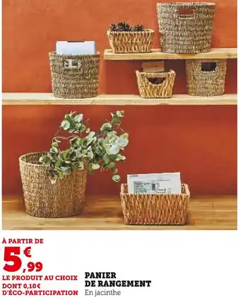 Super U Panier de rangement offre