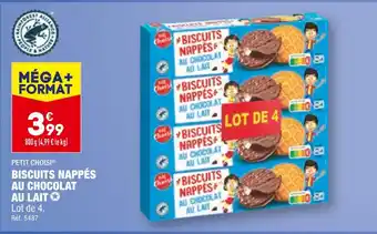 ALDI Petit choisi biscuits nappés au chocolat au lait offre