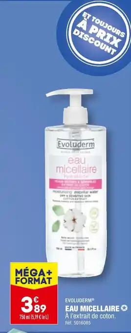 ALDI Evoluderm eau micellaire offre