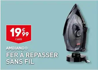 ALDI Ambiano fer à repasser sans fil offre
