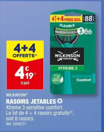 ALDI Wilkinson rasoirs jetables offre