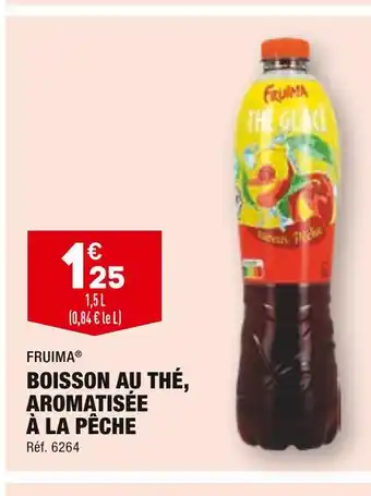 ALDI Fruima boisson au thé, aromatisée à la pêche offre