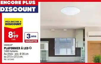 ALDI Casalux plafonnier à led offre