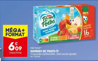 ALDI Pom’potes gourdes de fruits offre