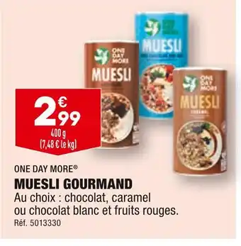 ALDI One day more muesli gourmand offre