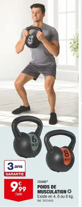 ALDI Crane poids de musculation offre