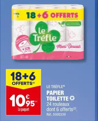 ALDI Le trèfle papier toilette offre