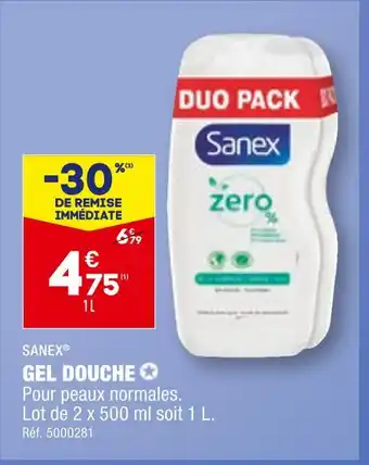 ALDI Sanex gel douche offre
