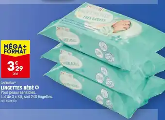 ALDI Cherubin lingettes bébé offre
