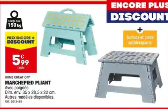 ALDI Home creation marchepied pliant offre
