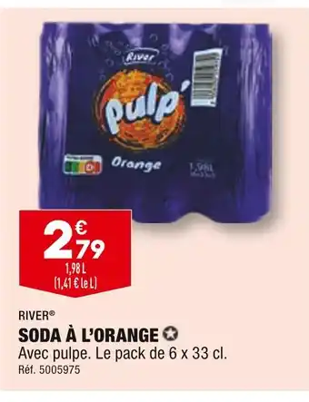 ALDI River soda à l’orange offre