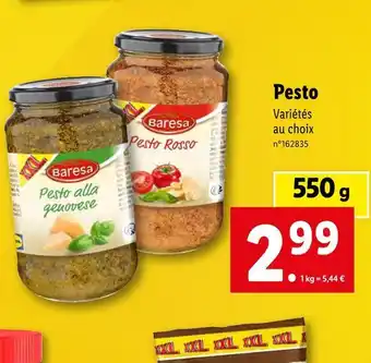 Baresa pesto