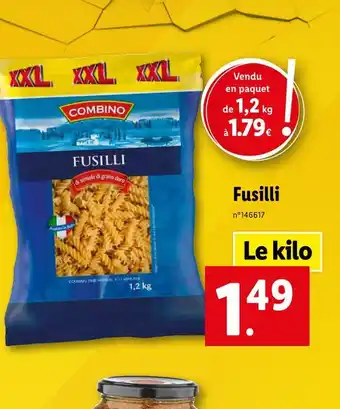 Lidl Combino fusilli offre
