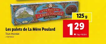 Lidl La mère poulard les palets offre