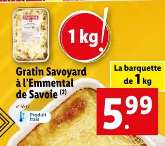 Lidl Gratin savoyard à l’emmental de savoie offre