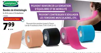 Lidl Sensiplast bandes de kinésiologie offre