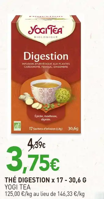naturéO Yogi tea thé digestion offre