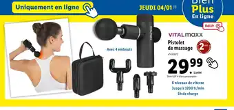 Lidl Vitalmaxx pistolet de massage offre
