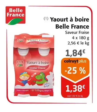 Colruyt Belle france yaourt à boire offre