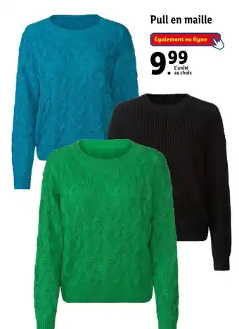 Lidl Pull en maille offre