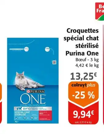 Purina one croquettes spécial chat stérilisé