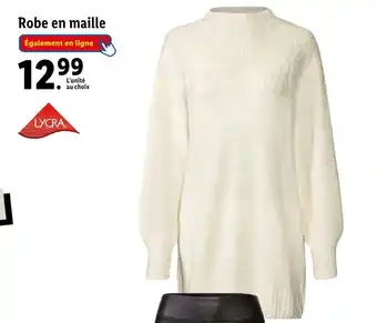 Lidl Lycra robe en maille offre
