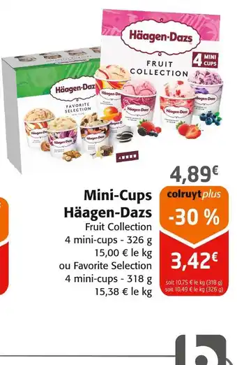 Colruyt Häagen-dazs mini-cups offre