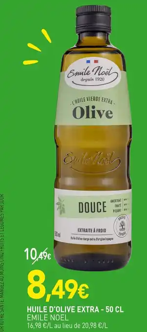 naturéO Emile noel huile d'olive extra offre