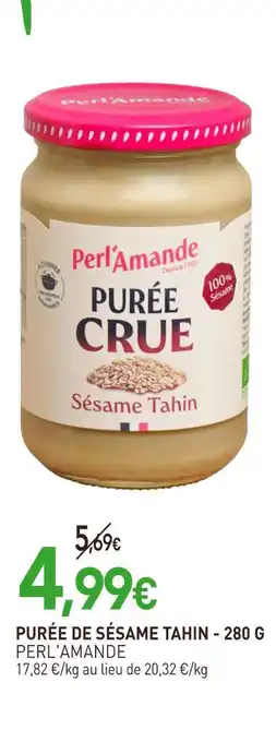 naturéO Perl'amande purée de sésame tahin offre