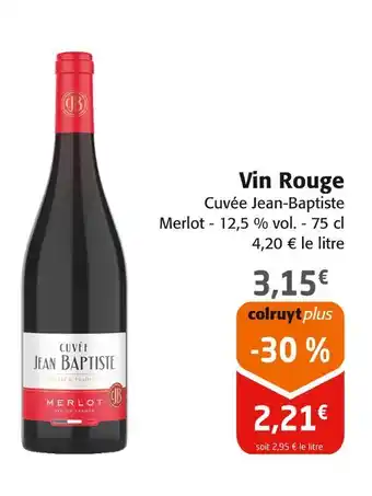 Colruyt Vin rouge offre