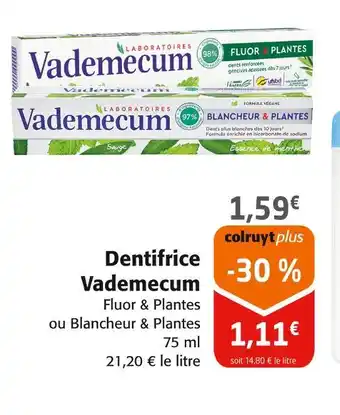 Vademecum dentifrice