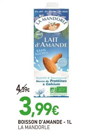 naturéO La mandorle boisson d'amande offre