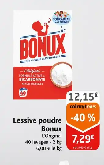 Bonux lessive poudre