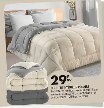 La Foir'Fouille Couette intérieur polaire offre