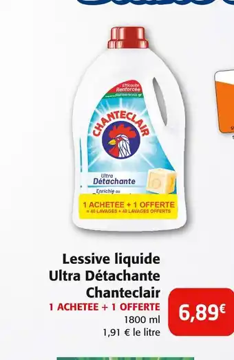 Colruyt Chanteclair lessive liquide ultra détachante offre