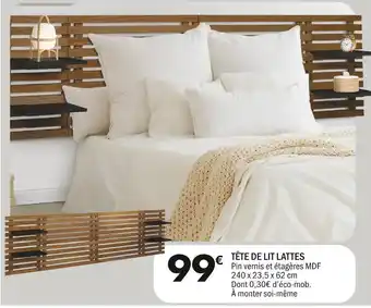 La Foir'Fouille Tête de lit lattes offre