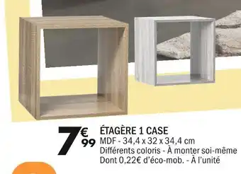 La Foir'Fouille Étagère 1 case offre