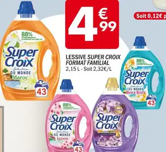 La Foir'Fouille Super croix lessive format familial offre