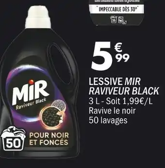 La Foir'Fouille Mir raviveur black lessive offre