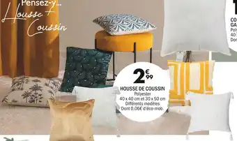 La Foir'Fouille Housse de coussin offre